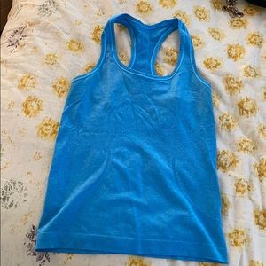 LULULEMON blue swiftly tank size 4